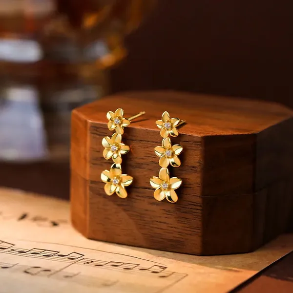 Gold_Plumeria_Flower_Earrings_For_Women